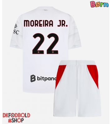AC Milan Diego Moreira #22 Udebanesæt Børn 2026-27 Kort ærmer (+ korte bukser)